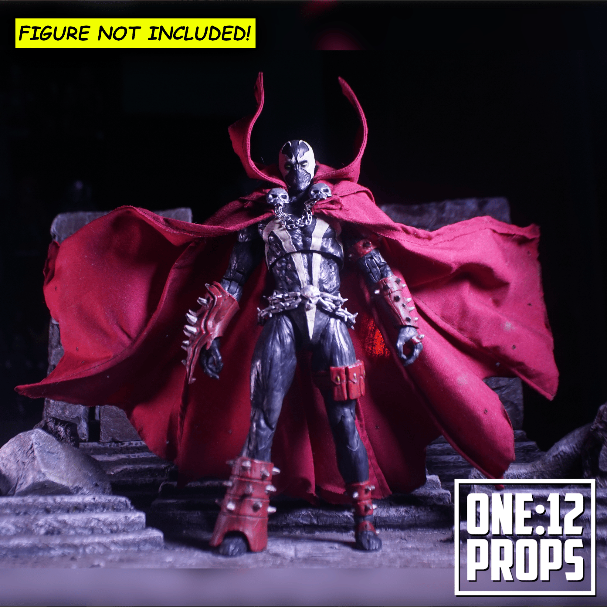 Custom Wired Cape for Mcfarlane Spawn | one12props